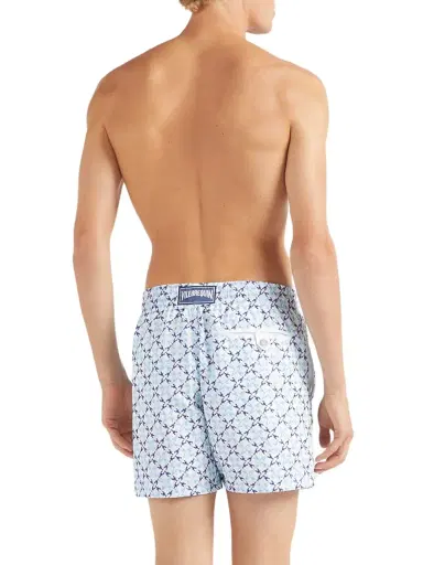 Vilebrequin Men's Homard Embroidered Swim Trunks - Blanc - Size Large | Thumbnail 4 Vilebrequin Men's Homard Embroidered Swim Trunks - Blanc - Size Large | Thumbnail 4