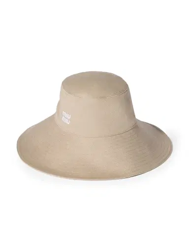 Miu Miu Women's Denim Hat - Brown | Thumbnail 3