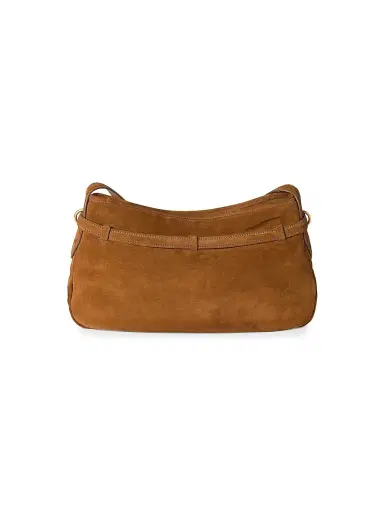 Miu Miu Women's Aventure Suede Shoulder Bag - Brown | Thumbnail 4