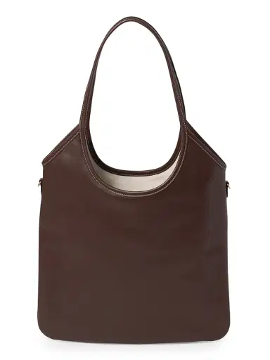 Miu Miu Women's Ivy Leather Shoulder Bag - Dark Brown | Thumbnail 4 Miu Miu Women's Ivy Leather Shoulder Bag - Dark Brown | Thumbnail 4