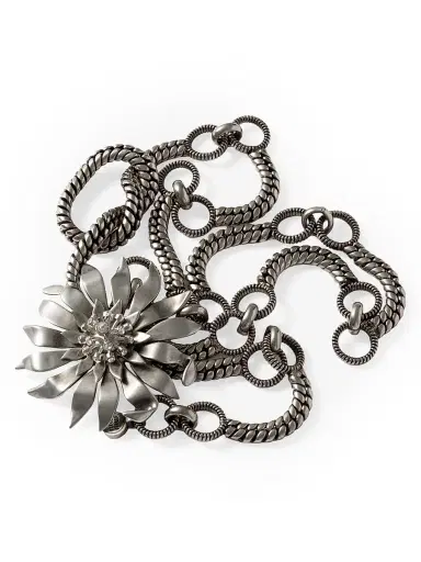 Miu Miu Women's Metal Belt with Crystals | Thumbnail 3 Miu Miu Women's Metal Belt with Crystals | Thumbnail 3