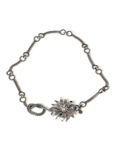 Miu Miu Women's Metal Belt with Crystals | Thumbnail 1 Miu Miu Women's Metal Belt with Crystals | Thumbnail 1
