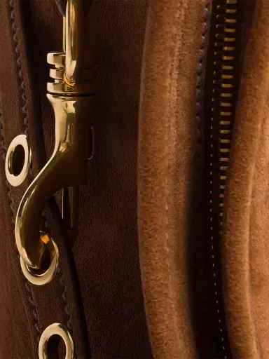 Miu Miu Women's Aventure Suede Bag - Brown | Thumbnail 5 Miu Miu Women's Aventure Suede Bag - Brown | Thumbnail 5