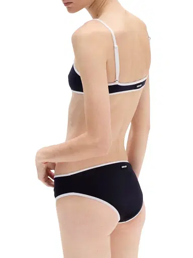 Miu Miu Women's Technical Knit Swimsuit - Grey | Thumbnail 8