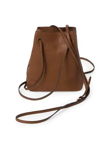 Miu Miu Women's Nappa Leather Mini Bucket Bag - Brown | Thumbnail 4