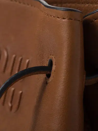 Miu Miu Women's Nappa Leather Mini Bucket Bag - Brown | Thumbnail 6