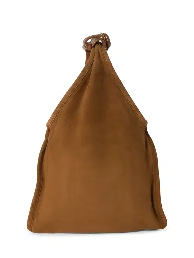 Miu Miu Women's Suede Top Handle Bag with Trick - Brown | Thumbnail 4 Miu Miu Women's Suede Top Handle Bag with Trick - Brown | Thumbnail 4