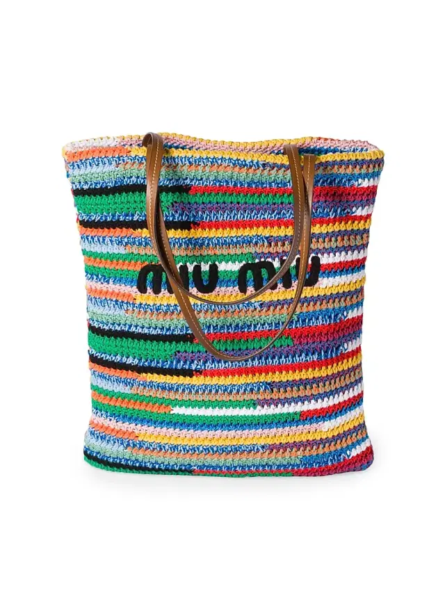 Miu Miu Women's Crochet Tote Bag