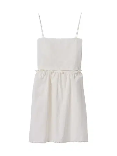 Miu Miu Women's Slubbed Poplin Dress - White | Thumbnail 1