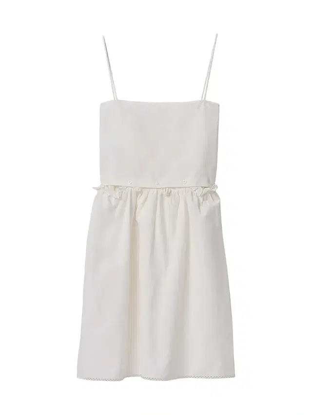 Women's Slubbed Poplin Dress - White