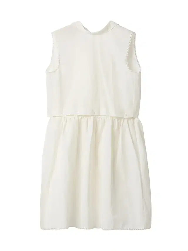 Women's Slubbed Poplin Dress - White