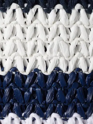 Miu Miu Women's Raffia-Effect Woven Tote Bag - Blue | Thumbnail 5 Miu Miu Women's Raffia-Effect Woven Tote Bag - Blue | Thumbnail 5