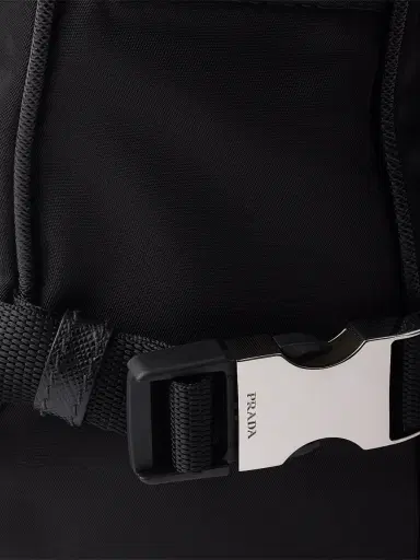 Prada Men's Re-Nylon and Saffiano Leather Shoulder Bag - Black | Thumbnail 5 Prada Men's Re-Nylon and Saffiano Leather Shoulder Bag - Black | Thumbnail 5