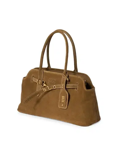 Miu Miu Women's Aventure Suede Shoulder Bag | Thumbnail 2