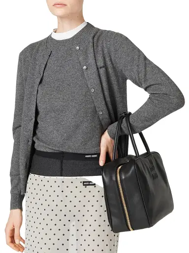 Miu Miu Women's Cashmere Sweater | Thumbnail 2 Miu Miu Women's Cashmere Sweater | Thumbnail 2