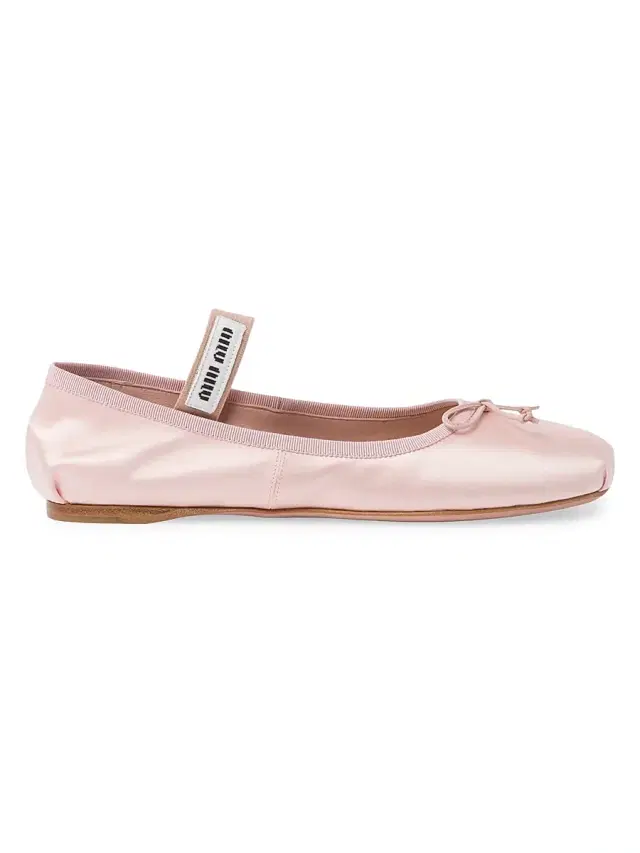 Women's Satin Ballerinas - Pink