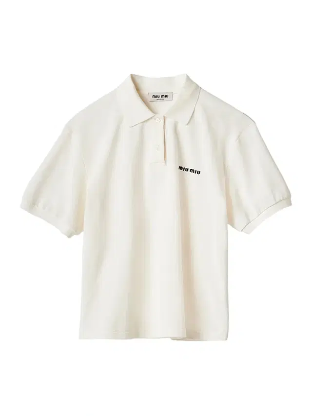 Women's Cotton Piqué Polo Shirt - White