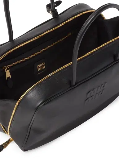 Miu Miu Women's Leather Beau Shoulder Bag | Thumbnail 5 Miu Miu Women's Leather Beau Shoulder Bag | Thumbnail 5