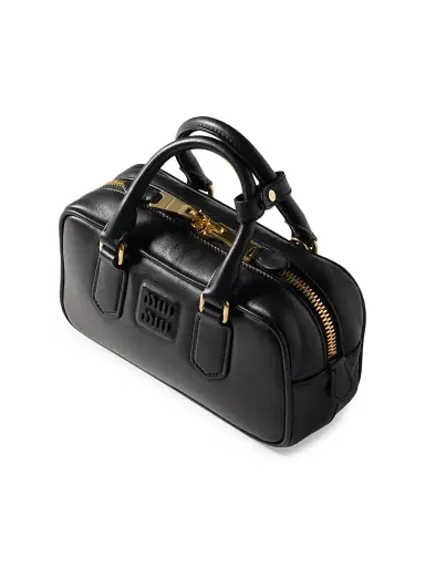 Miu Miu Women's Arcadie Leather Top Handle Bag | Thumbnail 3 Miu Miu Women's Arcadie Leather Top Handle Bag | Thumbnail 3