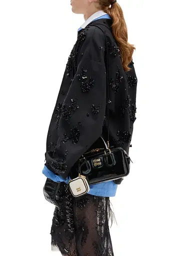 Miu Miu Women's Arcadie Leather Top Handle Bag | Thumbnail 7 Miu Miu Women's Arcadie Leather Top Handle Bag | Thumbnail 7