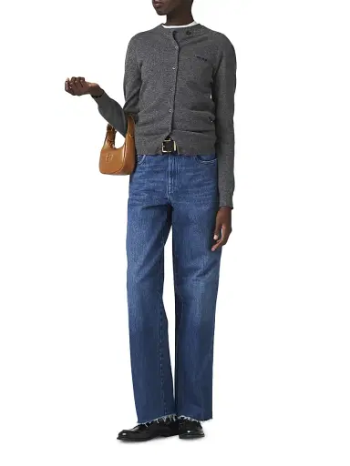 Miu Miu Women's Five-Pocket Denim Jeans - Blue | Thumbnail 2 Miu Miu Women's Five-Pocket Denim Jeans - Blue | Thumbnail 2