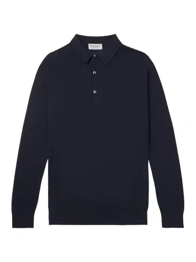 John Smedley Bradwell Fine-Knit Cotton Polo Shirt - Men | Thumbnail 1 John Smedley Bradwell Fine-Knit Cotton Polo Shirt - Men | Thumbnail 1