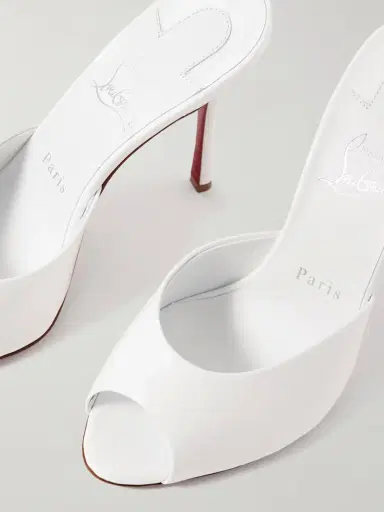 Christian Louboutin Me Dolly 100 Patent-leather Mules | Thumbnail 4 Christian Louboutin Me Dolly 100 Patent-leather Mules | Thumbnail 4