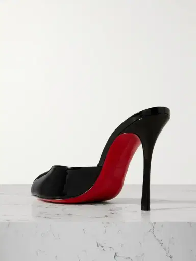 Christian Louboutin Me Dolly 100 Patent-leather Mules | Thumbnail 3 Christian Louboutin Me Dolly 100 Patent-leather Mules | Thumbnail 3