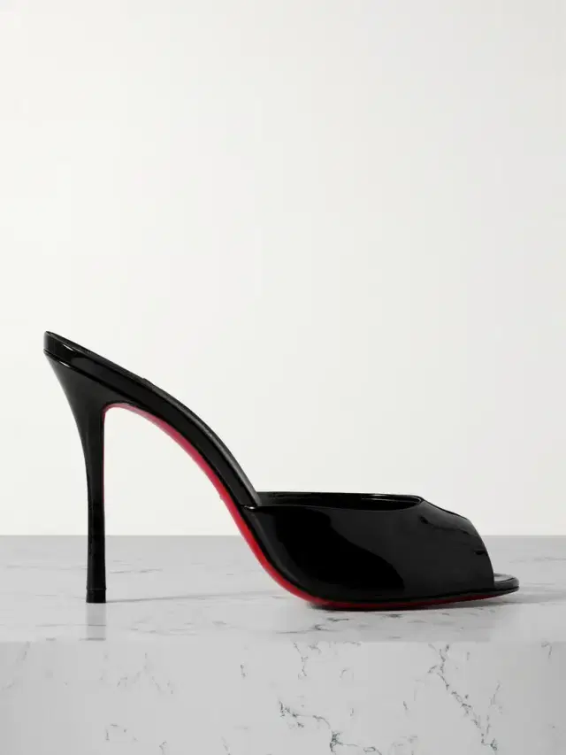 Christian Louboutin Me Dolly 100 Patent-leather Mules