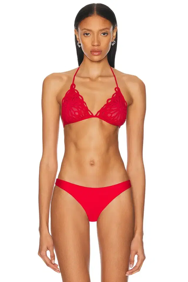 Norma Kamali Scallop Bikini Bra