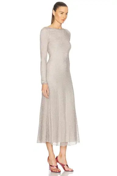 Alaïa Long Chain Dress | Thumbnail 2 Alaïa Long Chain Dress | Thumbnail 2