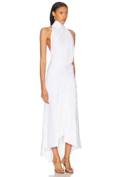 Alexandre Vauthier Halter Neck Midi Dress | Thumbnail 2 Alexandre Vauthier Halter Neck Midi Dress | Thumbnail 2