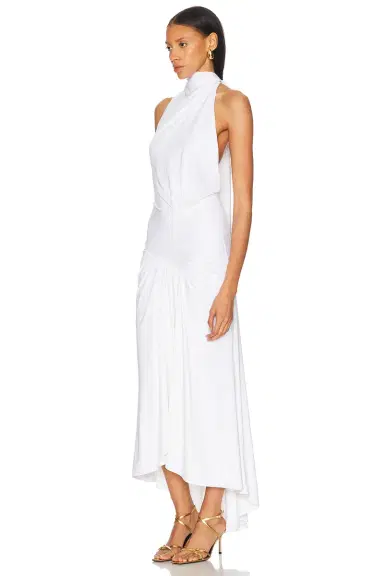 Alexandre Vauthier Halter Neck Midi Dress | Thumbnail 3 Alexandre Vauthier Halter Neck Midi Dress | Thumbnail 3