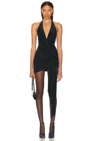 Alexandre Vauthier Macro Crystal Mini Dress | Thumbnail 1 Alexandre Vauthier Macro Crystal Mini Dress | Thumbnail 1