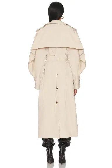 Alexandre Vauthier Taffeta Trench Coat | Thumbnail 4