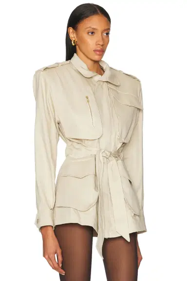 Alexandre Vauthier Cotton Tailoring Jacket | Thumbnail 2 Alexandre Vauthier Cotton Tailoring Jacket | Thumbnail 2