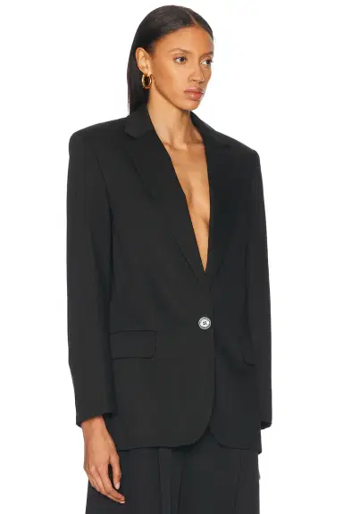 Alexandre Vauthier Satin Tailoring Blazer | Thumbnail 2