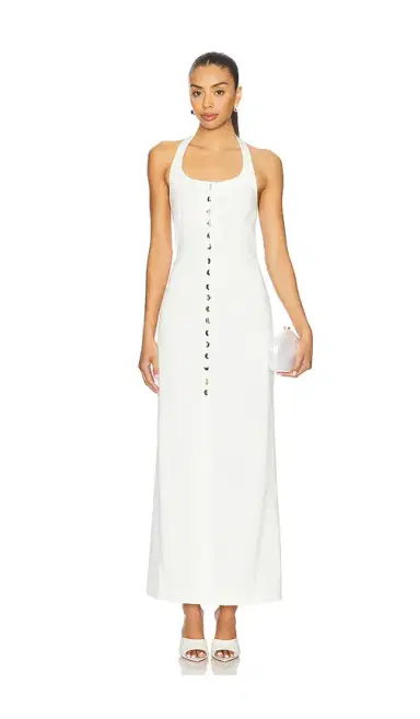 SELMACILEK Button Detail Midi Dress | Thumbnail 2