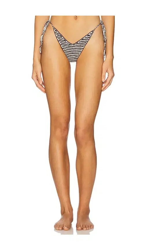 Indah Taos Skimpy Two-Color Side Ties Bikini Bottom