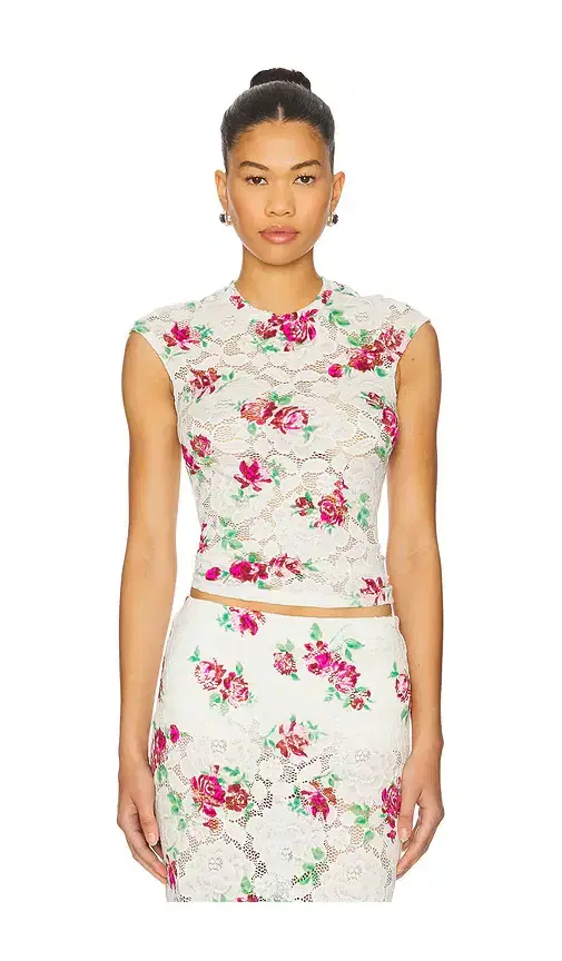 AFRM Nina Crochet Lace Top