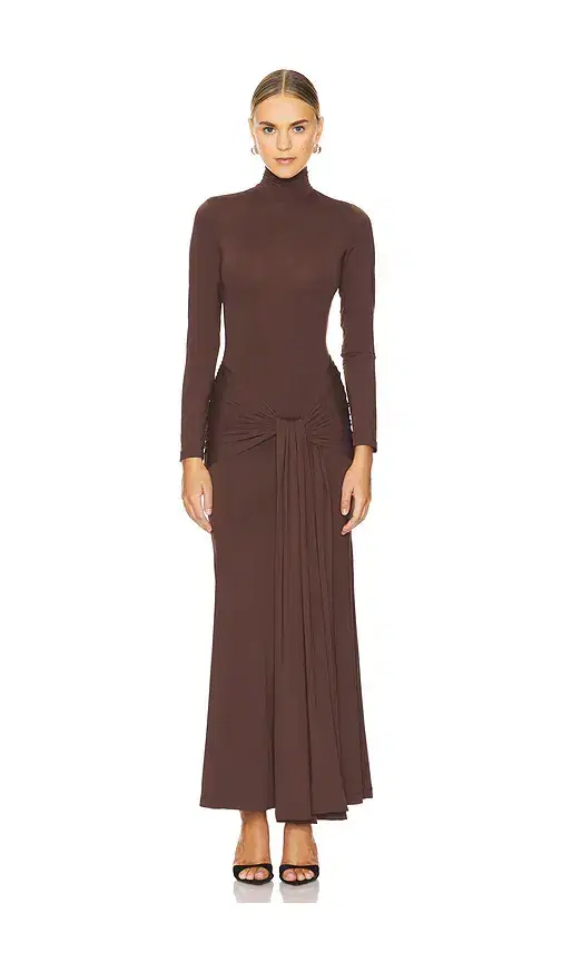Alix Maxi Tie Front Dress