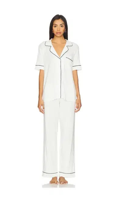 Eberjey Gisele Short Sleeve Long Pj Set | Thumbnail 2
