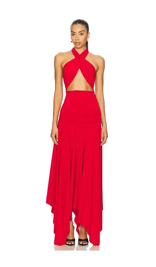 Norma Kamali Convertible Midcalf Dress