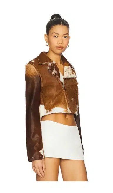 Understated Leather x REVOLVE Cowhide Moto Jacket | Thumbnail 2