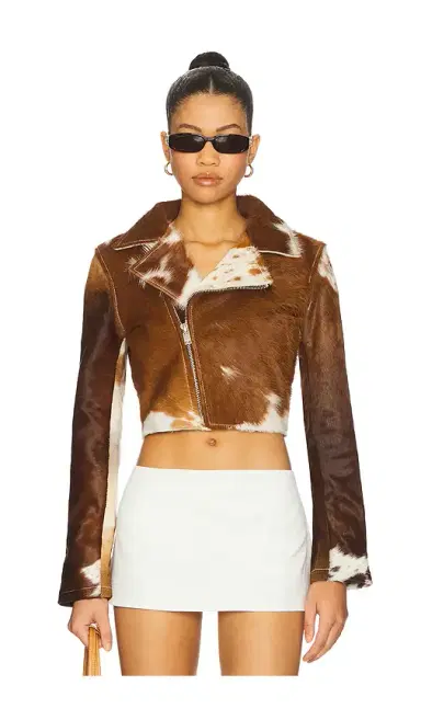 Understated Leather x REVOLVE Cowhide Moto Jacket | Thumbnail 1
