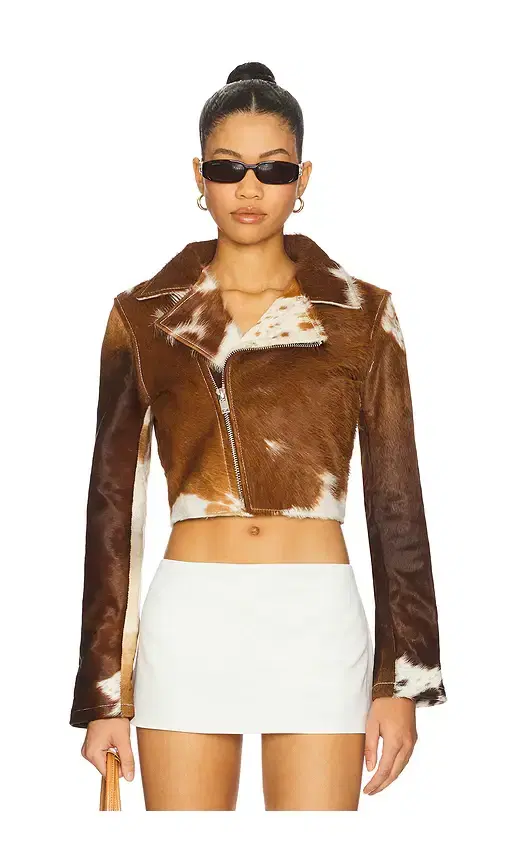 Understated Leather x REVOLVE Cowhide Moto Jacket