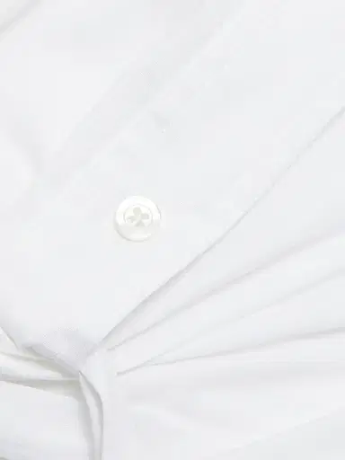 A.L.C. Women's Leo Cotton Long-Sleeve Top - White | Thumbnail 7