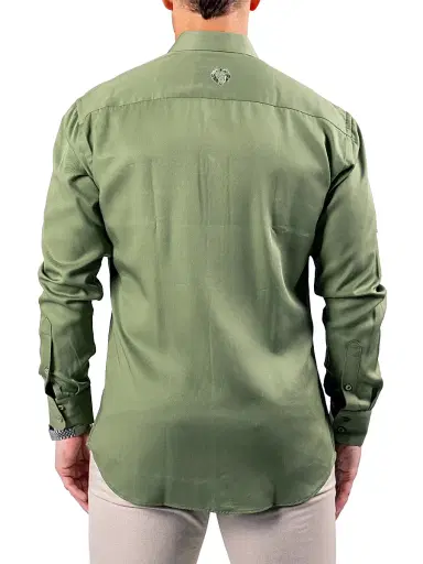 Maceoo Men's Berlin Resistance Shirt - Green | Thumbnail 6 Maceoo Men's Berlin Resistance Shirt - Green | Thumbnail 6
