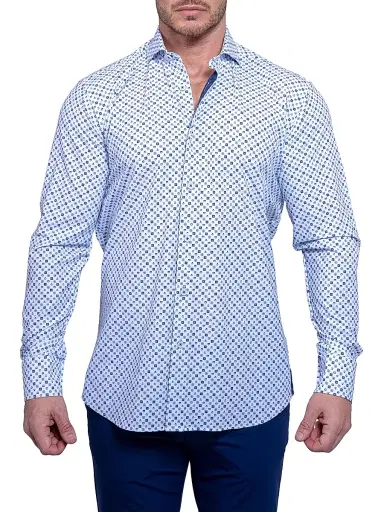 Maceoo Men's Einstein Resistance Shirt - Blue | Thumbnail 2 Maceoo Men's Einstein Resistance Shirt - Blue | Thumbnail 2