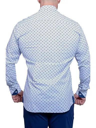 Maceoo Men's Einstein Resistance Shirt - Blue | Thumbnail 4 Maceoo Men's Einstein Resistance Shirt - Blue | Thumbnail 4
